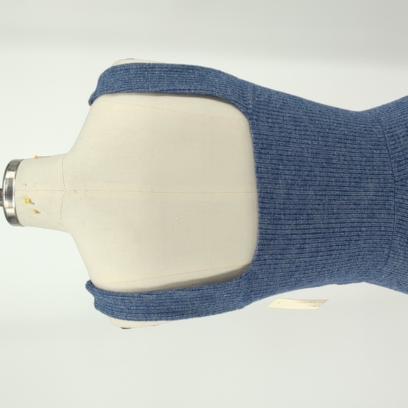 Gap Knit Wide Leg Jumpsuit Blue XS preppy casual comfort travel retro square nec - Picture 5 of 7